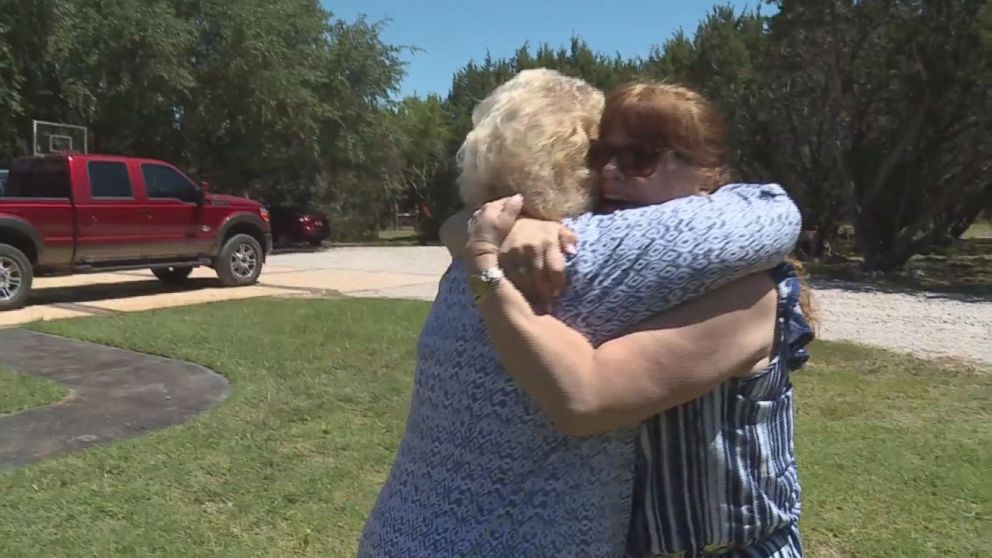 VIDEO: Sharon Glidden, 52, met her biological mother, Donna Pavey, on May 5.
