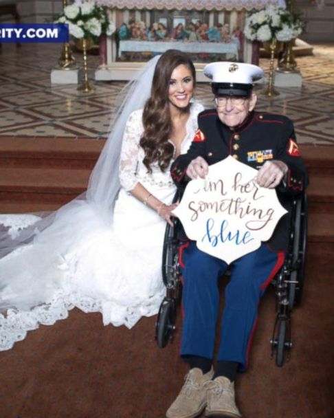 marine dress blue wedding