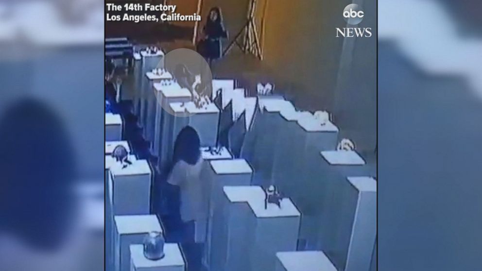 A Woman taking a selfie caused about $200,000 worth of damage at an art exhibition in Los Angeles when she leaned on a plinth, knocking it over and causing a domino-style chain reaction.