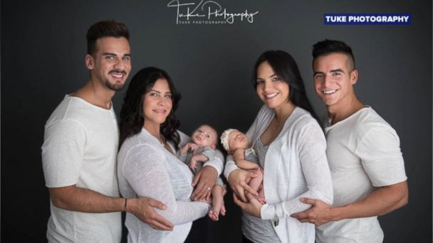 Video Same-sex couple welcomes babies, thanks to donor best friends pic photo
