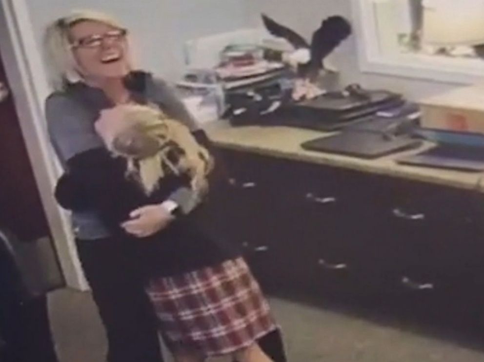 VIDEO: Tannah Butterfield, 11, received the good news from her schools office manager.