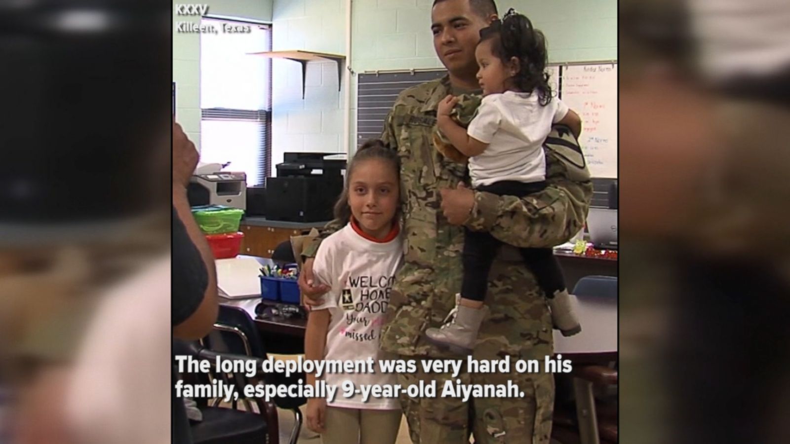 Soldier Surprises Daughter During School Assembly Good Morning America 7015