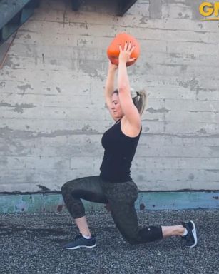 VIDEO: How to do a festive, full-body pumpkin workout