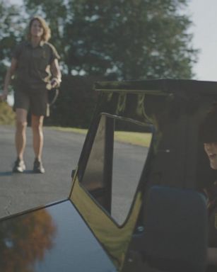 James Walker was surprised with a mini-UPS truck for his fifth birthday after bonding with his driver, Kellie Martin.