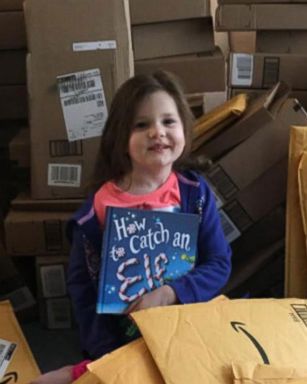 VIDEO: 4-year-old girl receives hundreds of books for Lena's Library while battling brain cancer