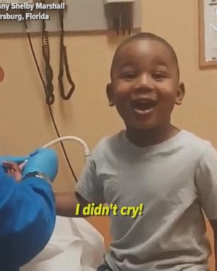 Tiffany Marshall shared a video of a patient and creative nurse helping her grandson, Dimitri.