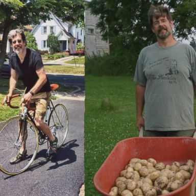 Doug Schmidt, 59, said he lost 60 pounds and began eating a plant-based diet after suffering a heart attack.