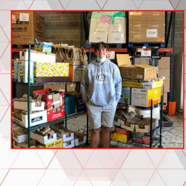 VIDEO: Houston 8th grader helping to feed city’s food challenged 