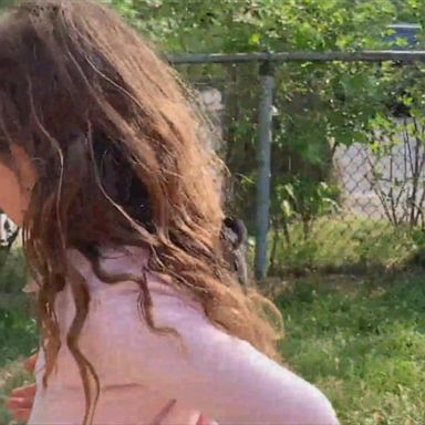 VIDEO: Baby bird makes incredible landing in little girl's hair