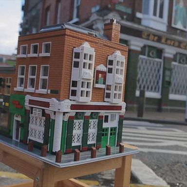 VIDEO: Man recreates his favorite Dublin pubs, shuttered by pandemic, in Lego