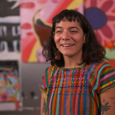 VIDEO: Latina artist featured at Starbucks encourages youth to follow their dreams