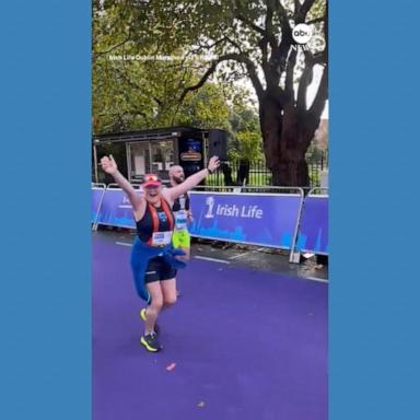 VIDEO: Woman, 71, completes 43rd consecutive Dublin Marathon