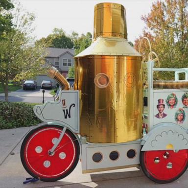 VIDEO: Ohio dad builds Wonka Mobile for 'magical' Halloween