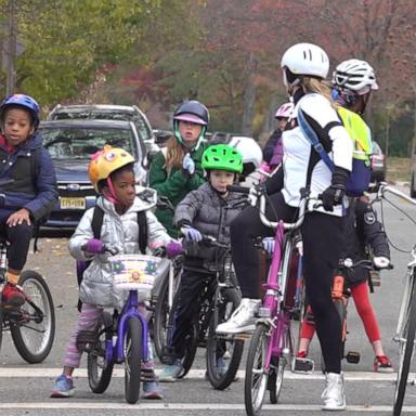 'Bike Buses' grow in popularity, provide new way for kids to get to school