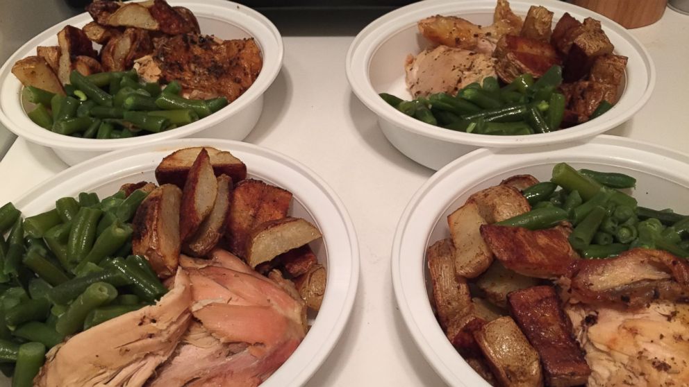 PHOTO: A peek at my roast chicken repeat meals for the week.