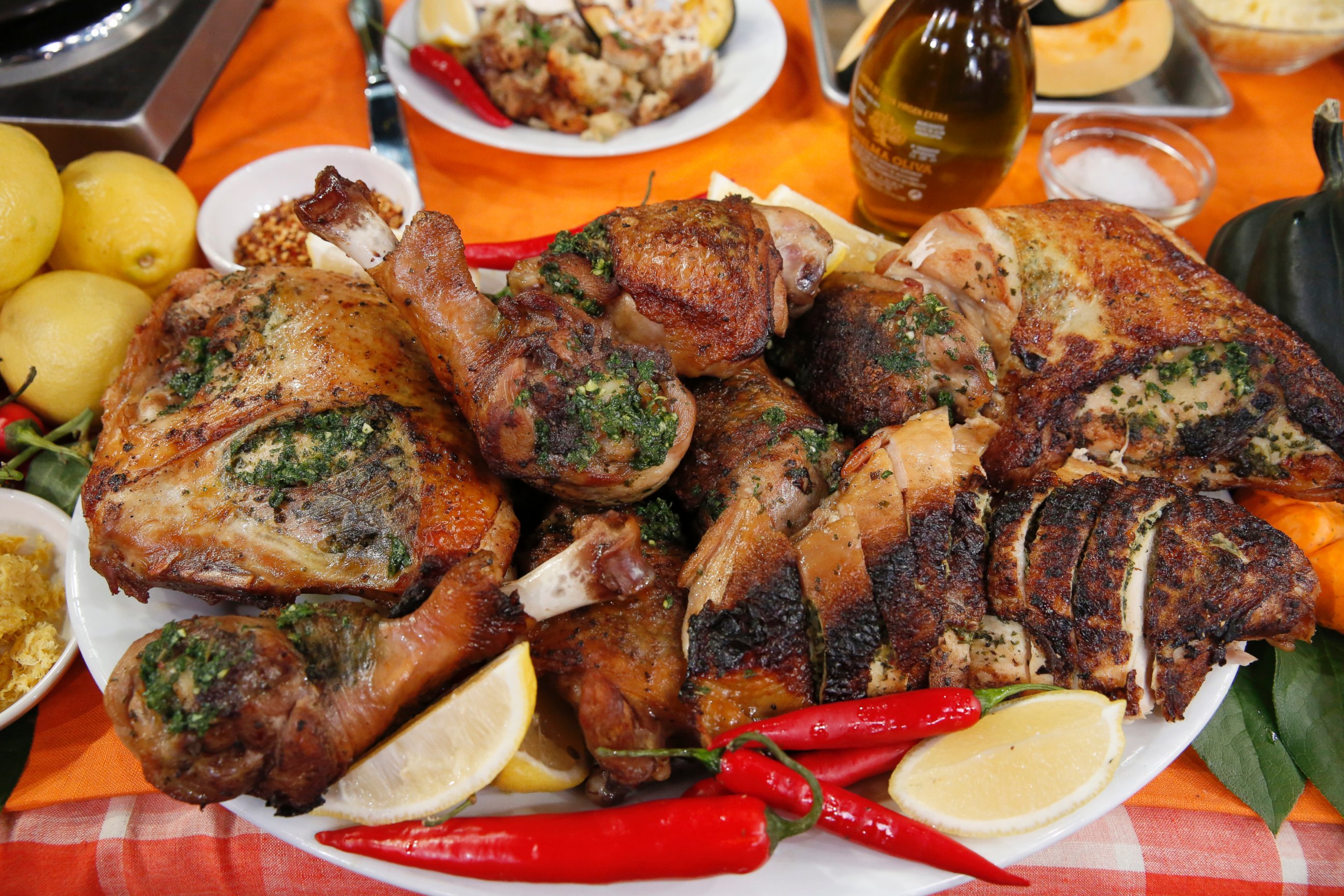 PHOTO: Carla Hall's Pan Seared-Turkey With Spicy Gremolata