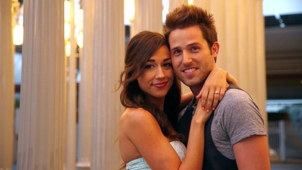 Youtube personalities Colleen Ballinger and Joshua Evans, who are engaged