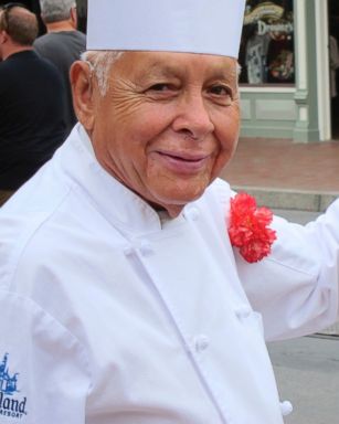 PHOTO: Oscar Martinez greets diners at the Carnation Cafe at Disneyland in Anaheim, California, Sept. 20, 2013. 