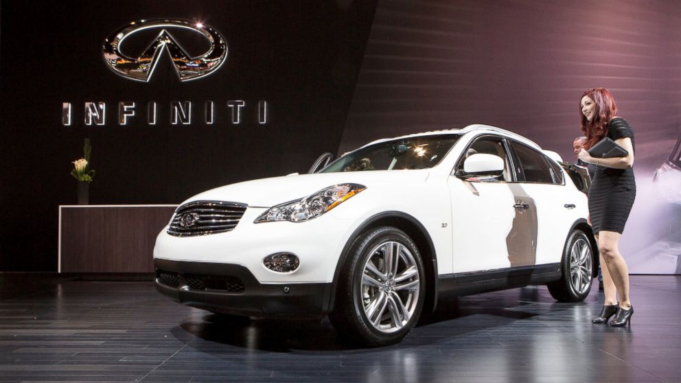 The 2015 Infinity QX50 is displayed during the opening day of the 2015 Chicago Auto Show, Feb. 20, 2015, in Chicago.