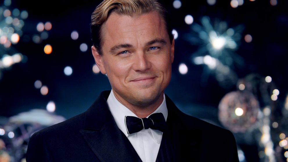 Leonardo DiCaprio as Jay Gatsby in a scene from "The Great Gatsby." 