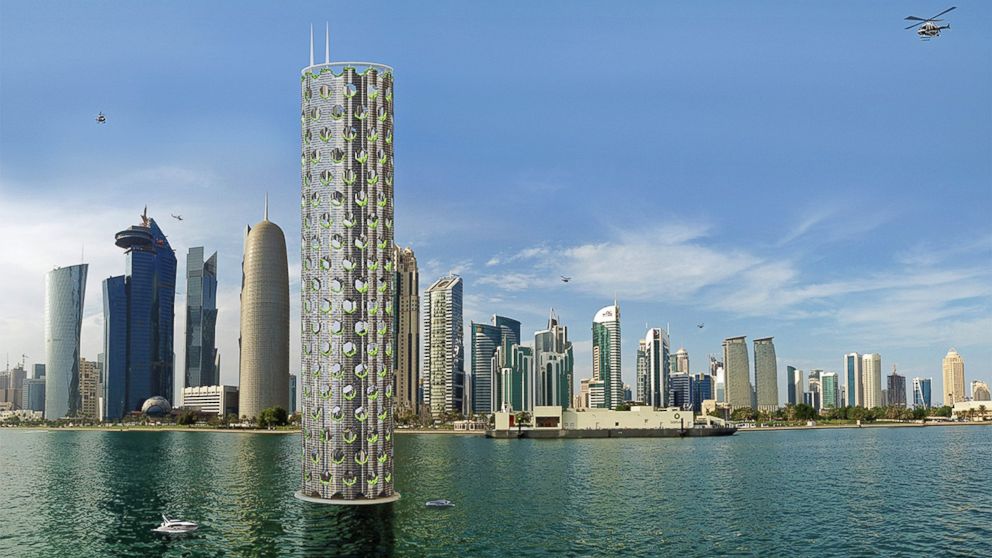 Vertical City Tower. An ambitious set of designs have envisaged what it would be like to house an entire city within a single skyscraper. The Vertical City project features a slick-looking tower, which would be population-dense and able to hold 25,000 people at any time. 