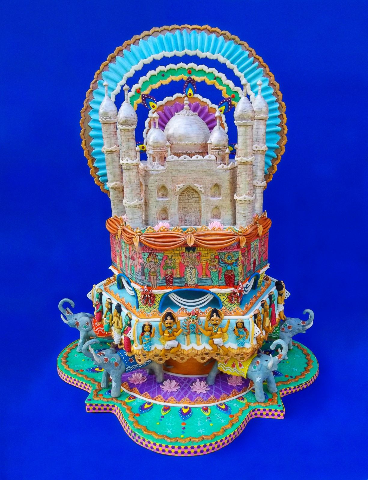 Taj Mahal cake of love recipe by Deeksha Kulshreshtha at BetterButter