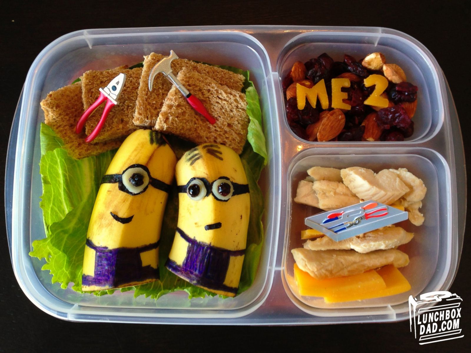 Lunchbox Dad: How to Make an Among Us School Lunch Recipe