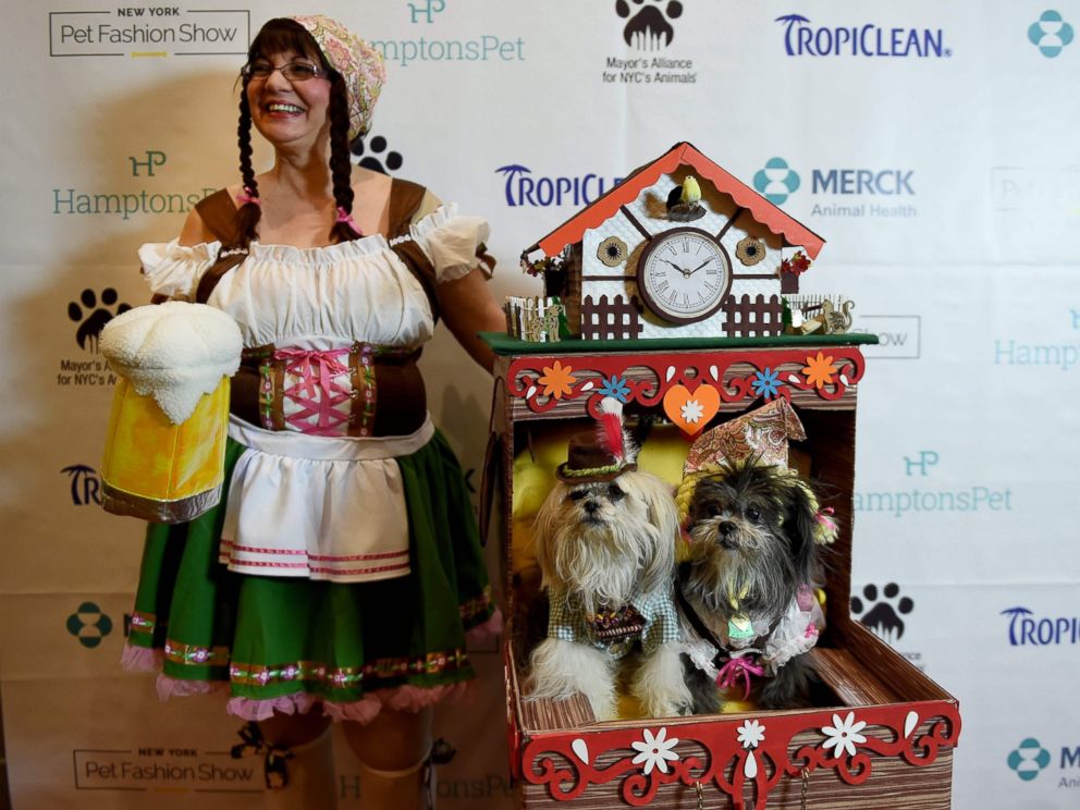 PHOTO: Diana Lucchi, represents Germany at the World Fashion Presents segment of the 14th Annual New York Pet Fashion Show, Feb. 9, 2017.