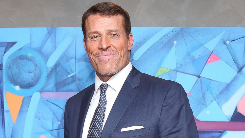 Tony Robbins is interviewed as part of the "LinkedIn Presents" series at The Empire State Building, Oct. 5, 2015, in New York.