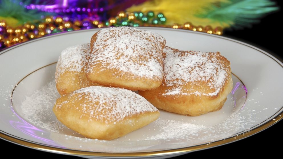Mardi Gras Beignets, a traditional New Orleans dish, is pictured here. 