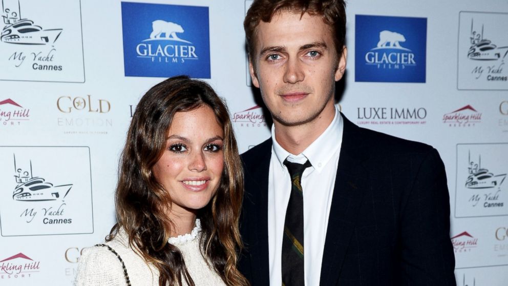 Rachel Bilson and Hayden Christensen attend the Glacier Films launch party, May 19, 2013, in Cannes, France.