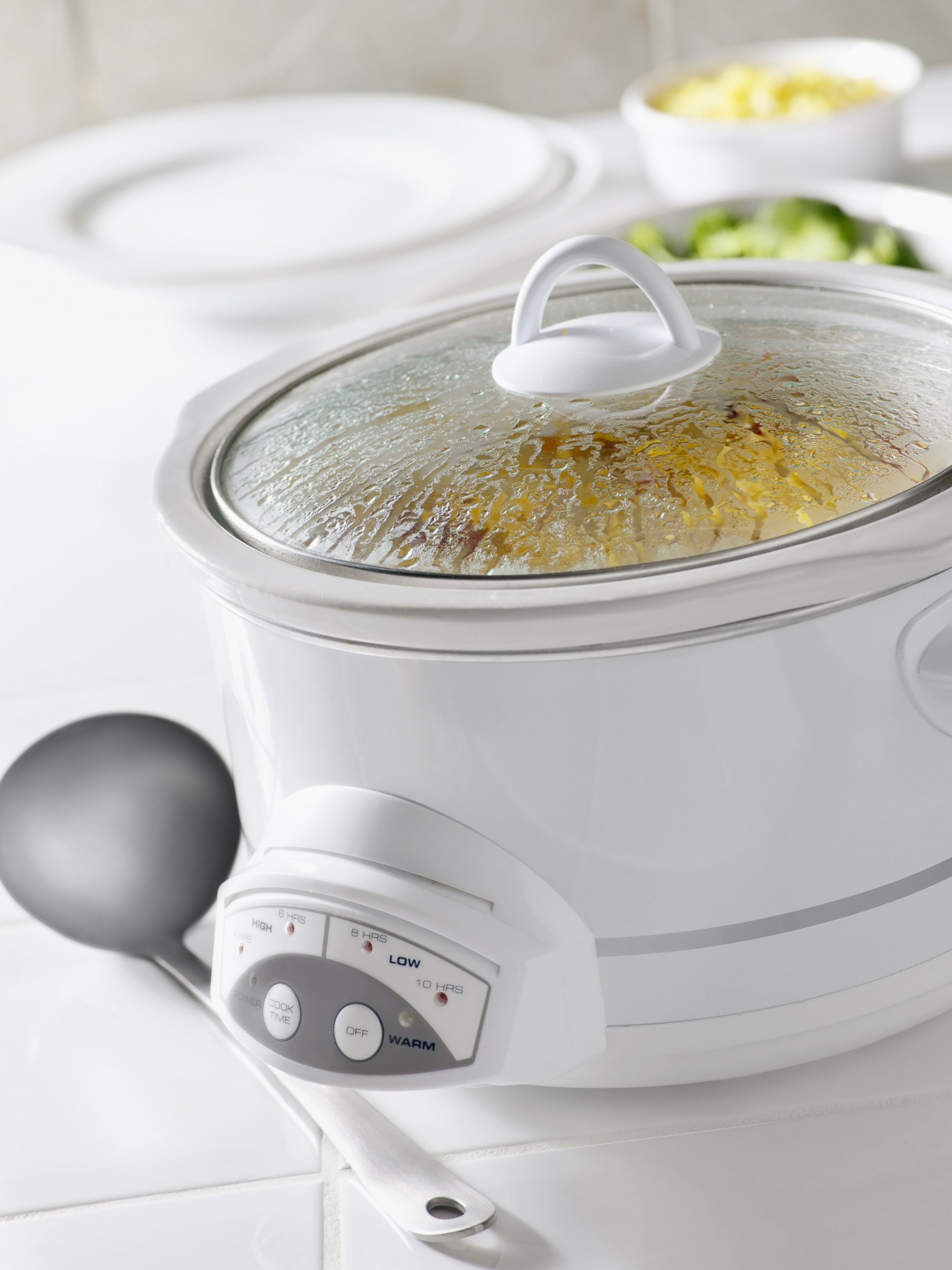 PHOTO: Potatoes cook in a crock pot in this stock image.