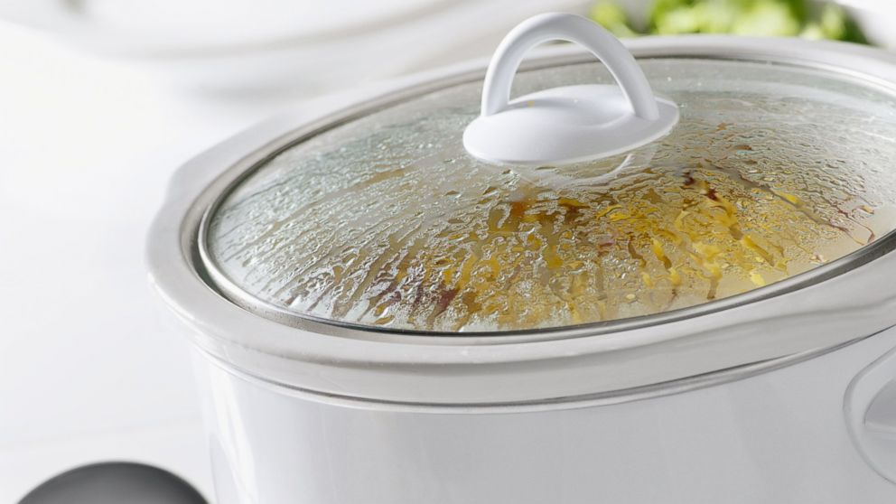 PHOTO: Potatoes cook in a crock pot in this stock image.