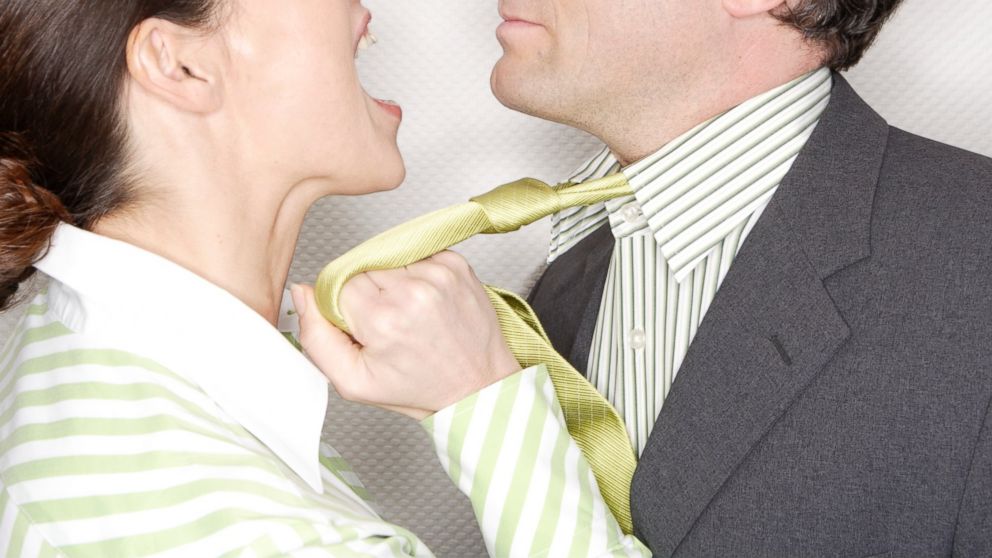 PHOTO: A man and woman are seen fighting in this undated stock photo.