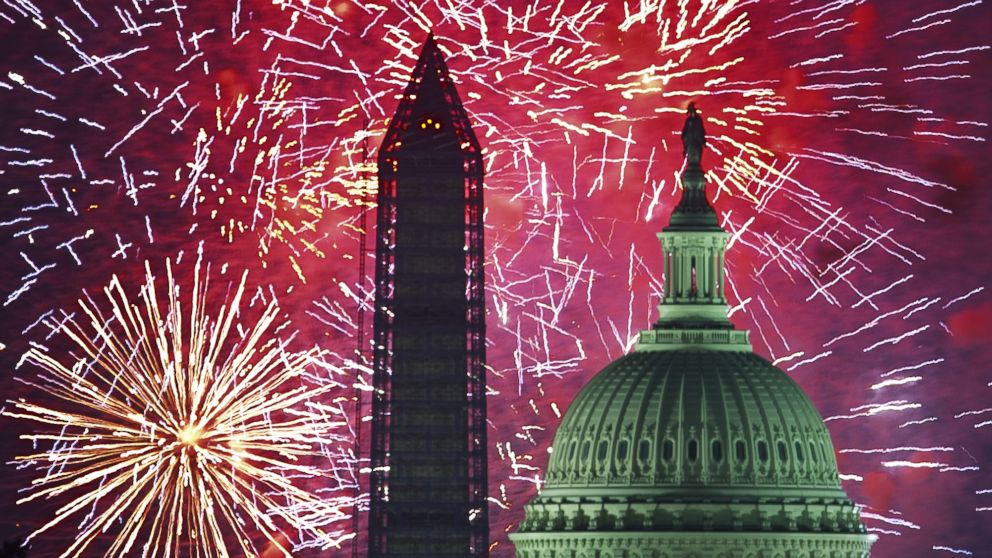PHOTO: Fourth of July, US Independence Day fireworks are seen over the US Capitol and National Monument in Washington, DC in this July 4, 2013, file photo. 