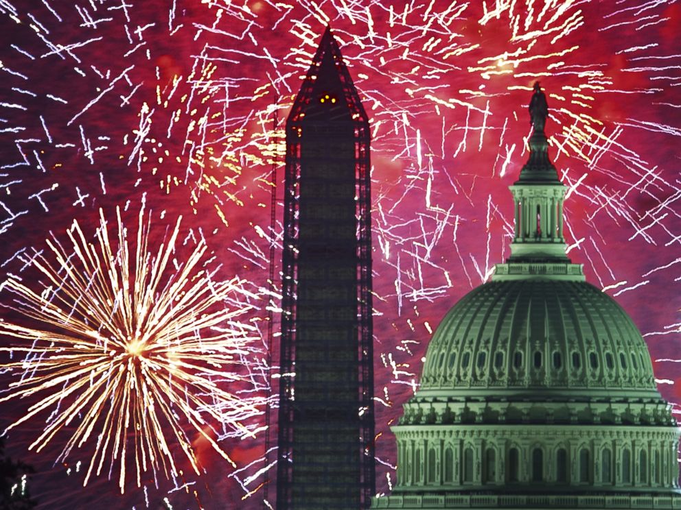 PHOTO: Fourth of July, US Independence Day fireworks are seen over the US Capitol and National Monument in Washington, DC in this July 4, 2013, file photo.