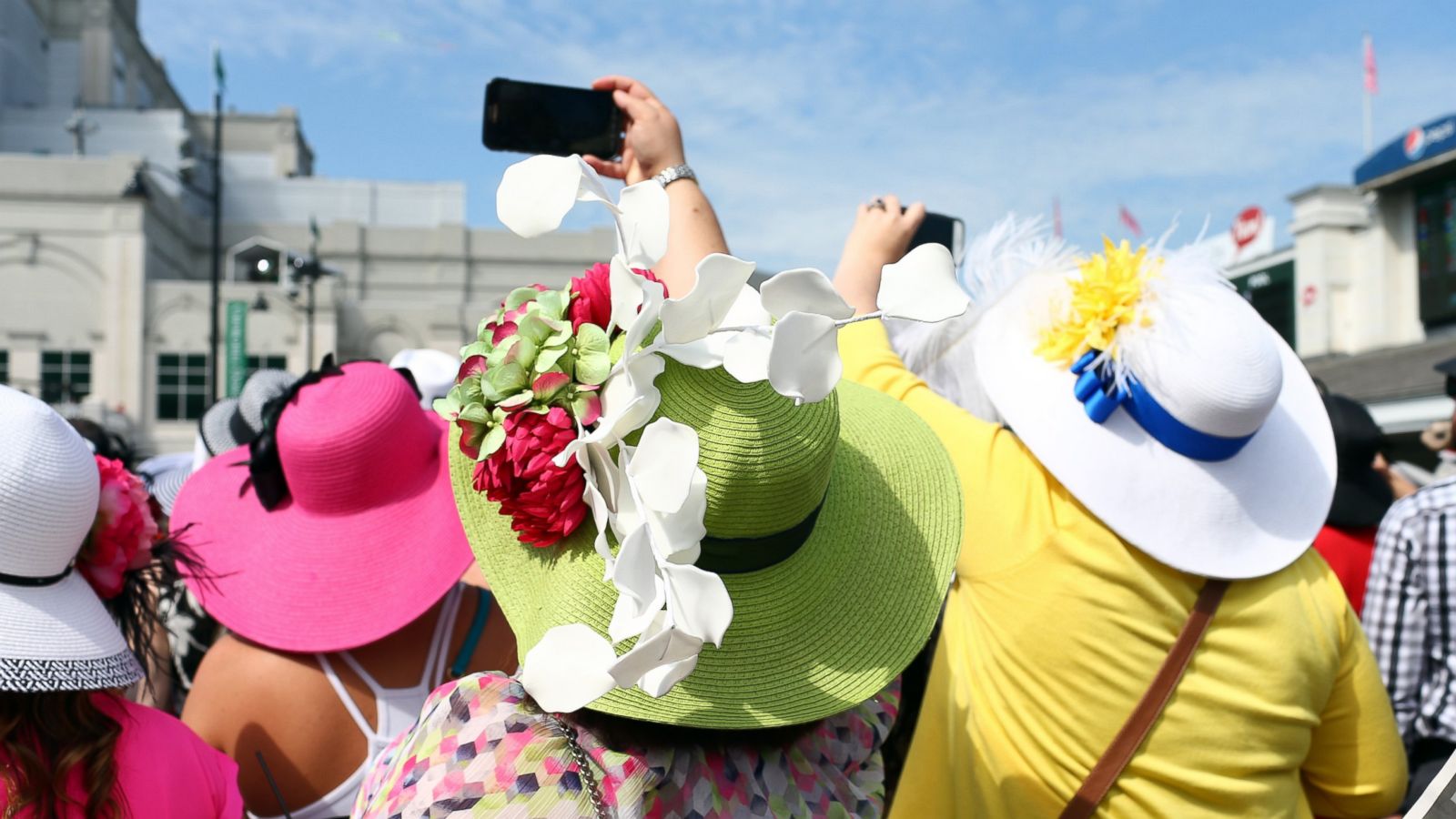 women hats at Kentucky Derby - ABC