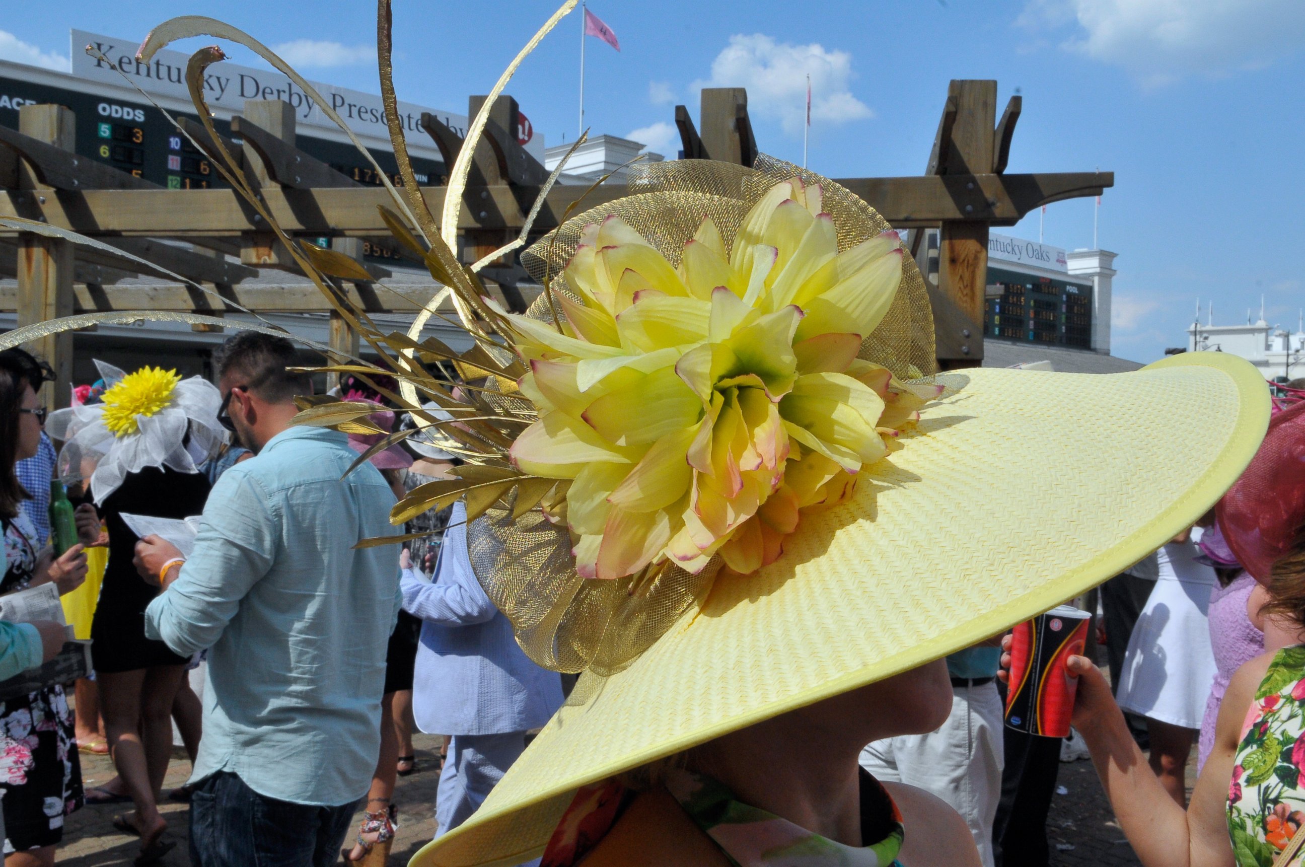 PHOTO: A general view of atmosphere during the 141st Kentucky Derby at Churchill Downs on May 2, 2015 in Louisville, Ky. 