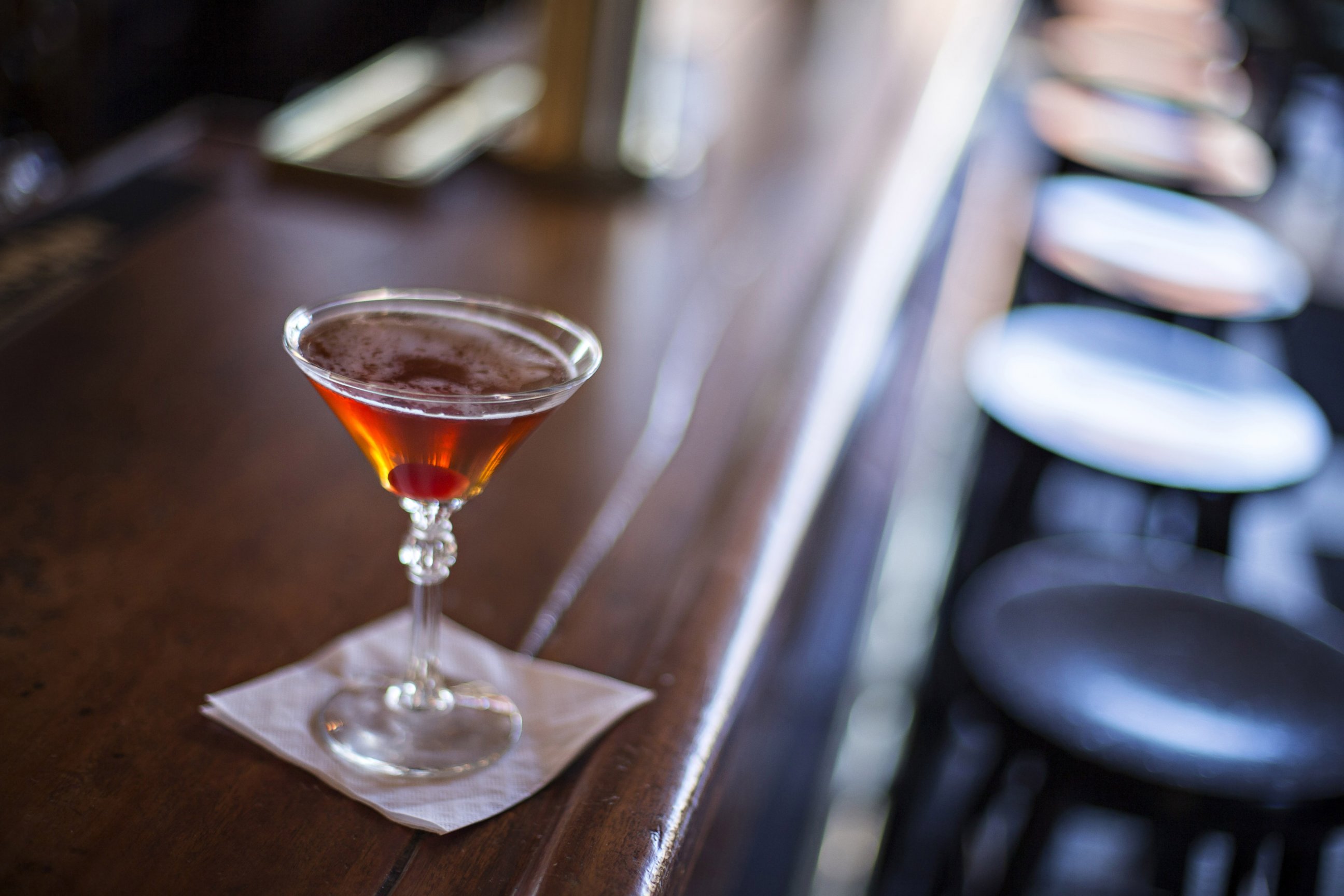 PHOTO: A Manhattan cocktail is seen in this stock image.