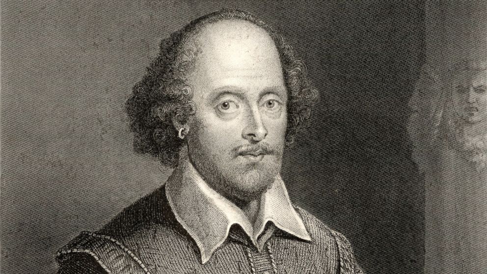 PHOTO: English poet and dramatist William Shakespeare, 1564-1616, is pictured in an engraving by William Holl, circa 1800. 