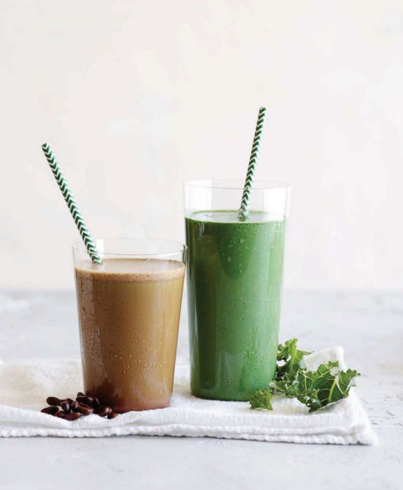 PHOTO: Laila Ali, author of "Food for Life," shares her green powder shake recipe.