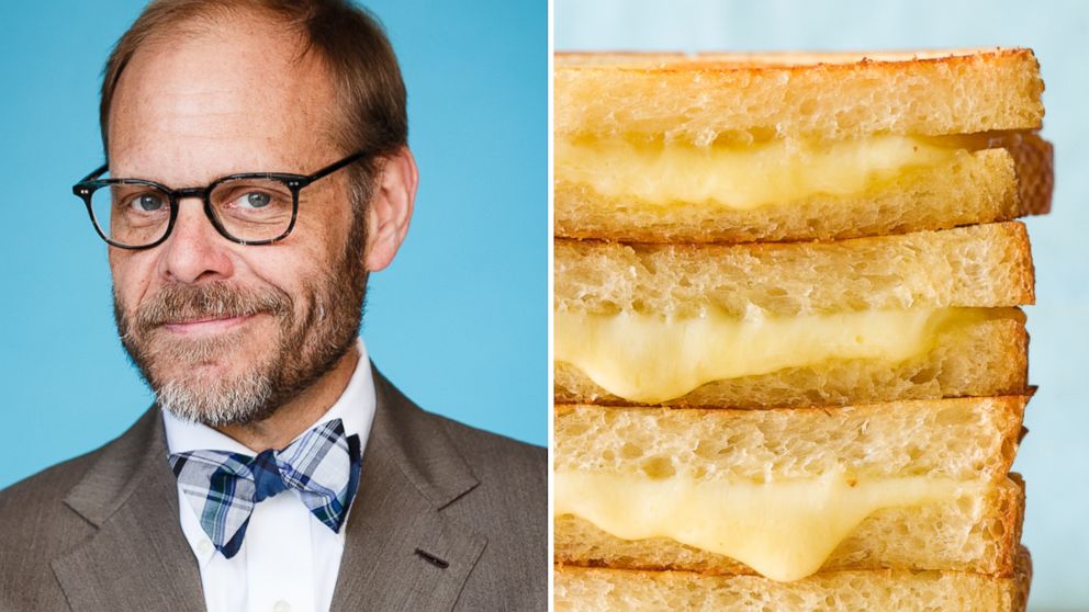 Alton Brown shares hi revolutionary grilled cheese trick.