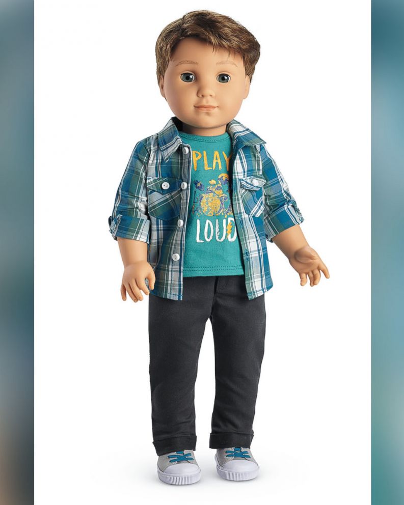 Logan Everette of American Girl with extra performance outfit 
