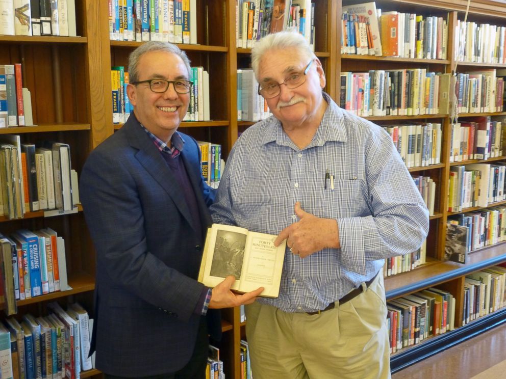 PHOTO: The book 'Forty Minutes Late' was 100 years overdue when it was returned to the San Francisco Public Library. 
