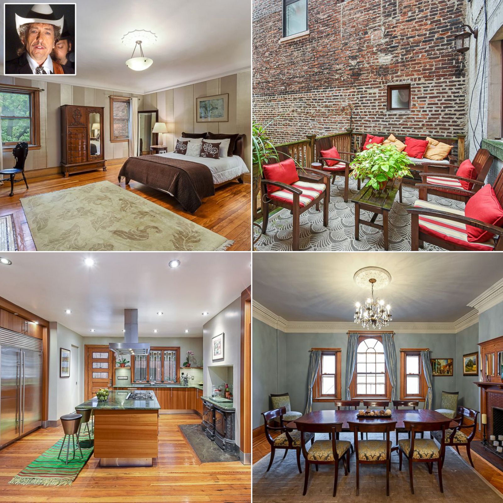 Bob Dylan's former Harlem townhouse listed for $3.595 million Picture