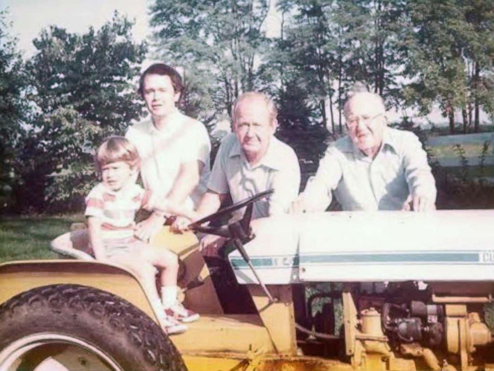 PHOTO: Four generations of men in the Settle family.