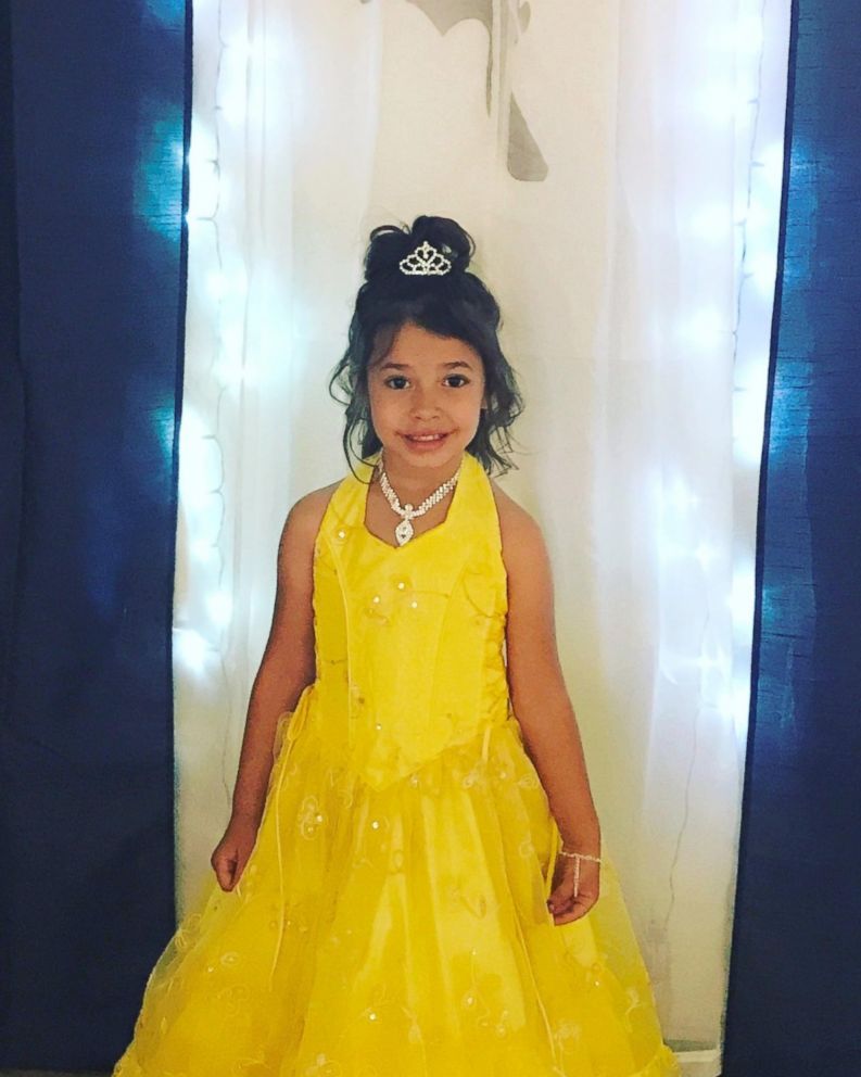 PHOTO: Christopher Nelson, a contractor for the army working in Afghanistan, sent the "Beauty and the Beast" character to his daughter's dance in his absence. 
