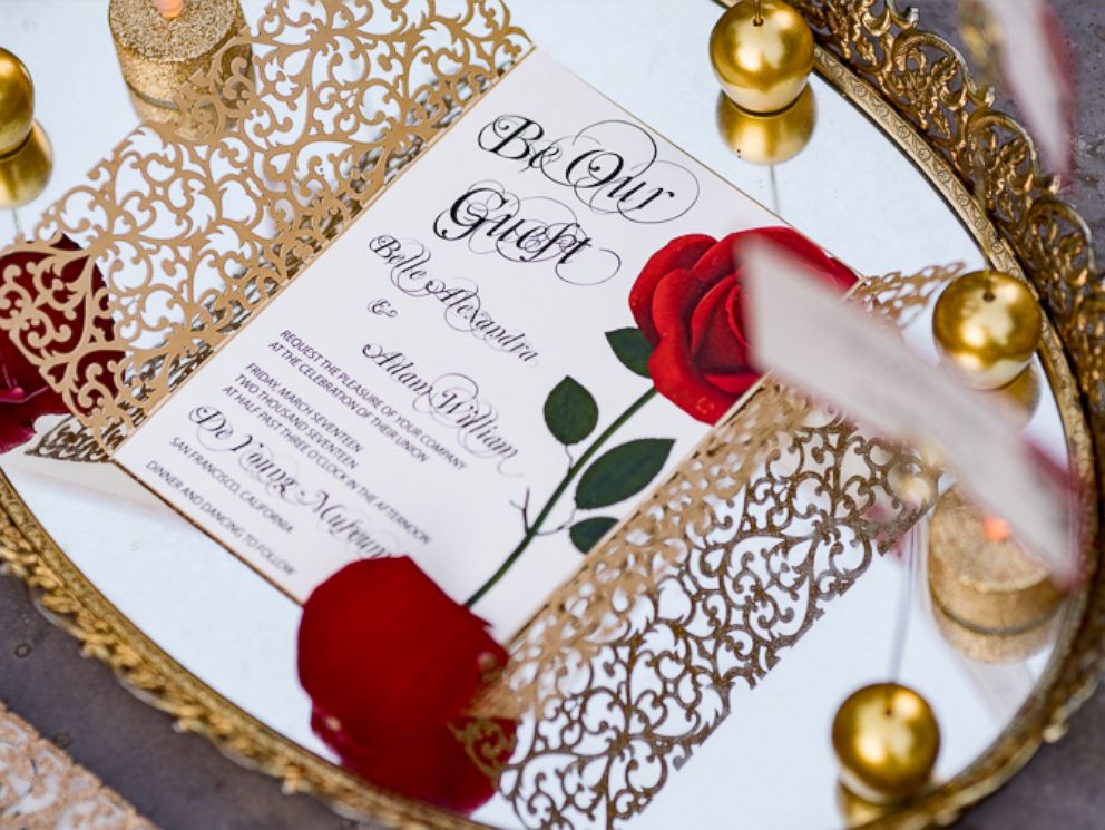 PHOTO: This Beauty and the Beast-themed wedding shoot will have fans falling in love with the classic tale all over again.