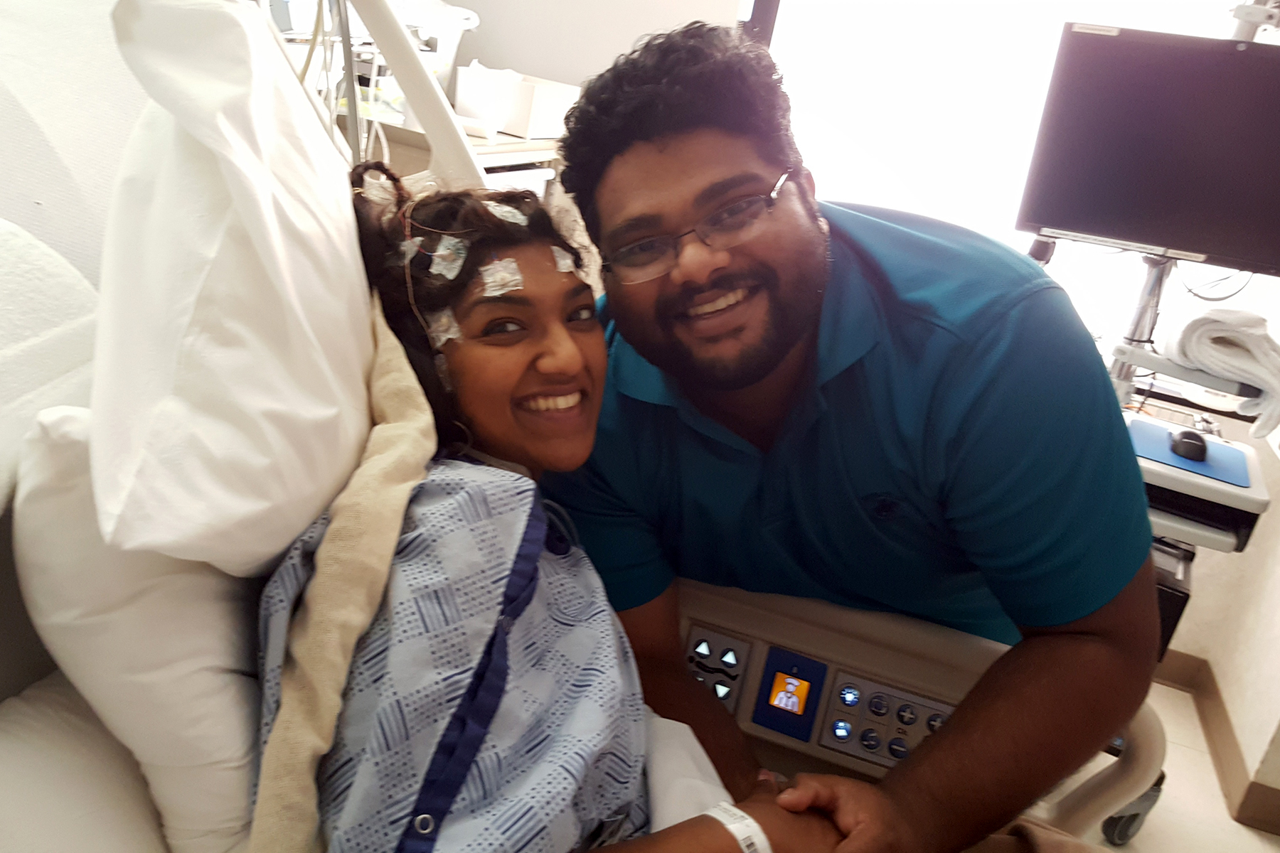 PHOTO:Anu Philip, 28, of Heartland, Texas, received a kidney transplant at Medical City Dallas Hospital on March 19 and walked down the aisle on March 25. 