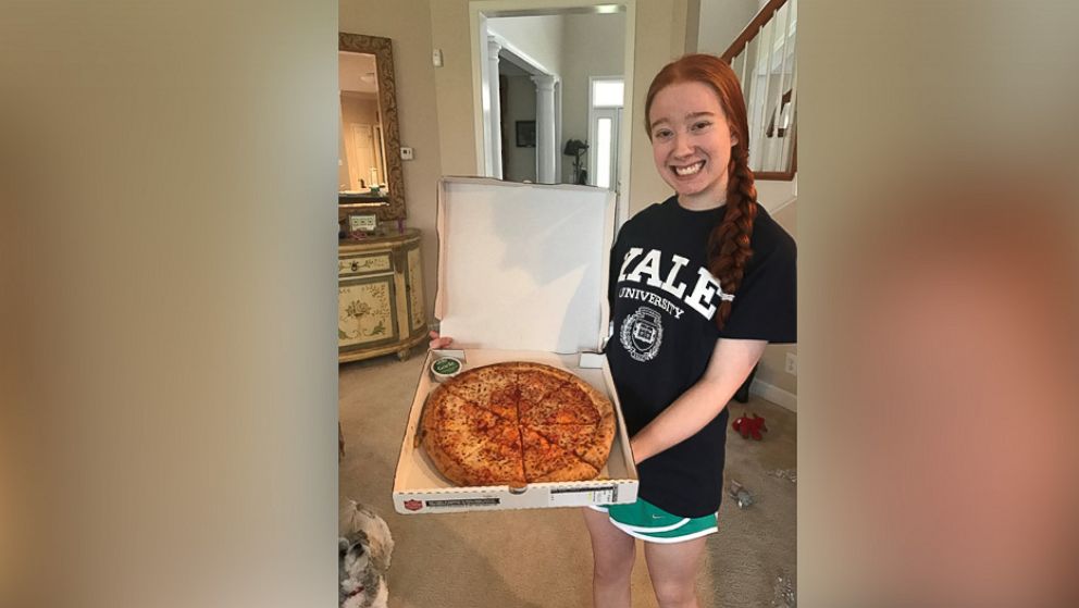 VIDEO: Student's pizza essay helps her get into Yale University